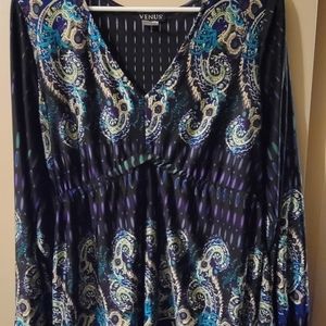 Venus Paisley Top Blouse